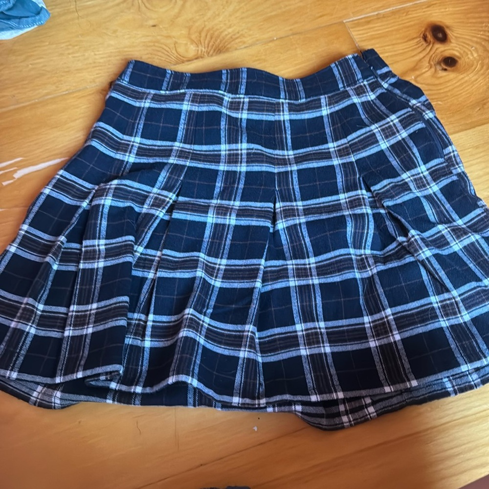 Hollister plaid skirt